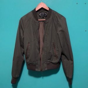 dark green jacket